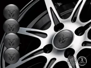 Jaguar Adesivo Cupola Design Emblemi Ruota Pregiati